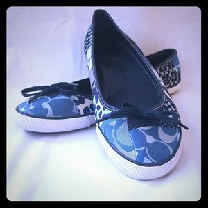 Coach Mary Lu Patchwork Flats